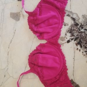 Free people fuchsia bra sz 34D